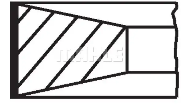 MAHLE 0396490 Piston Gömlek Segman (Set)