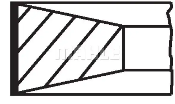 MAHLE 0400290 Piston Gömlek Segman (Set) 04108001
