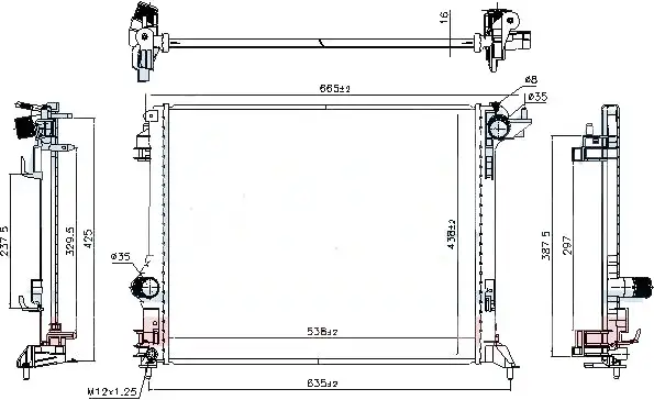 KALE 0520251AB Radyatör