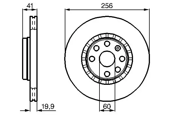 BOSCH 0986478535 Ön Fren Diski
