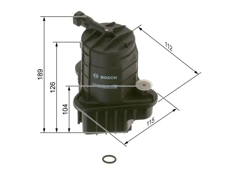 BOSCH 09864B2025 Yakıt Filtresi