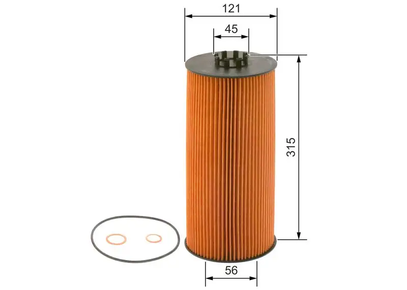 BOSCH 09864B7010 Yağ Filtresi