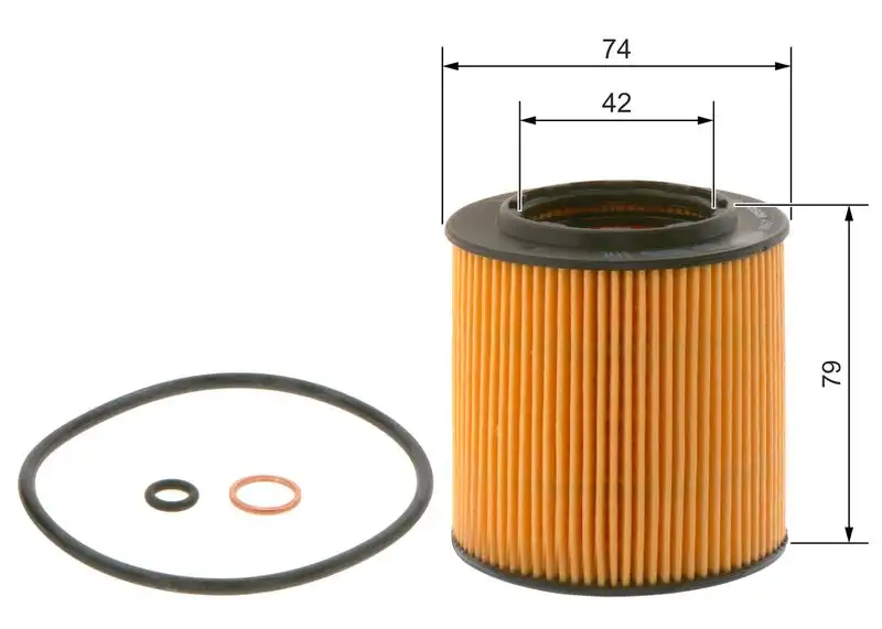 BOSCH 09864B7019 Yağ Filtresi