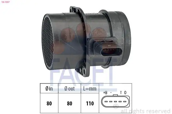 FACET 10.1357 Hava Debimetresi 03G906461C