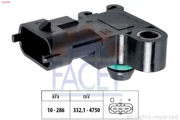 FACET 10.3234 MAP Sensörü