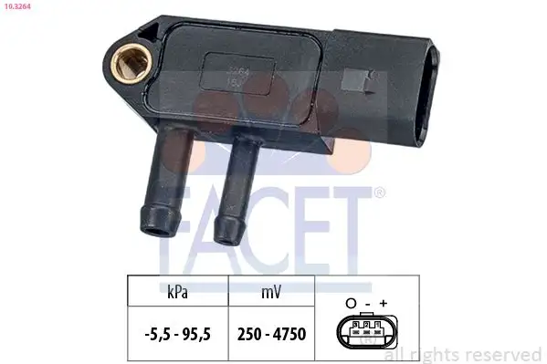 FACET 10.3264 MAP Sensörü
