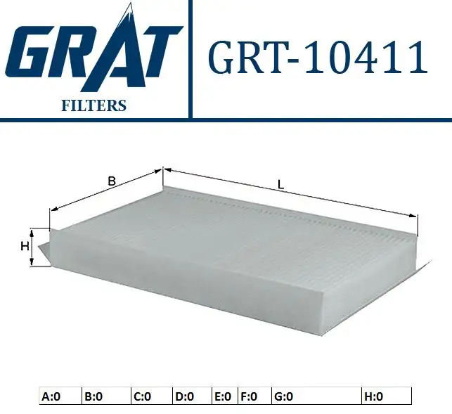 GRAT 10411 Polen Filtresi 46794399
