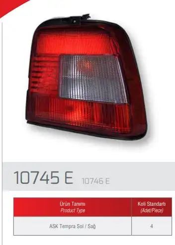 FARBA 10746D Stop Lambası (Sağ)