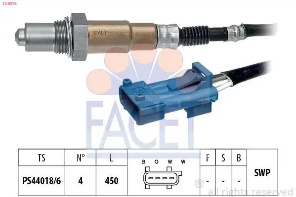 FACET 10.8078 Oksijen Sensörü 1618V3