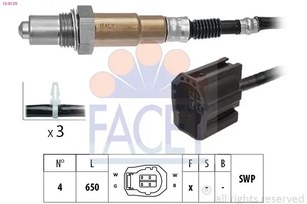 FACET 10.8139 Oksijen Sensörü Z60118861B