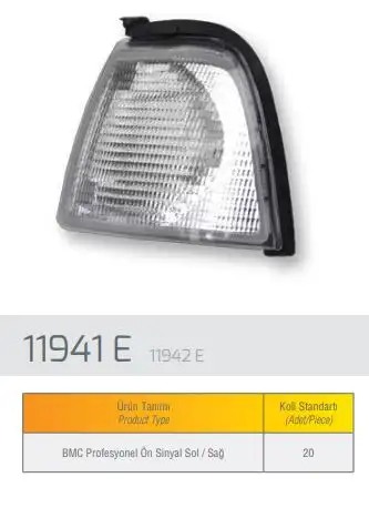 FARBA 11942D Sinyal Lambası (Sağ)