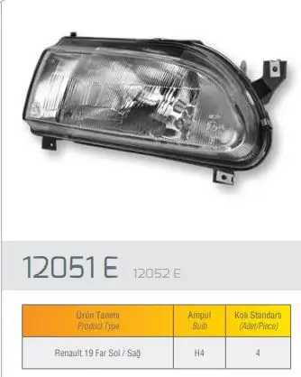 FARBA 12052D Ön Far (Sağ) 7701036028