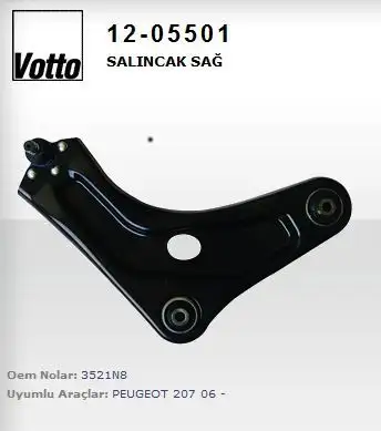 VOTTO 12-05501 Alt Salıncak (Sağ) 3521N8