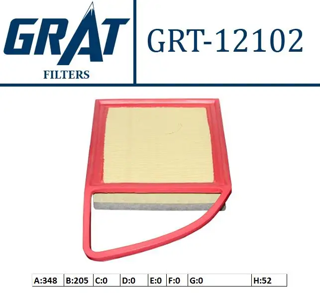 GRAT 12102 Hava Filtresi 1444TV