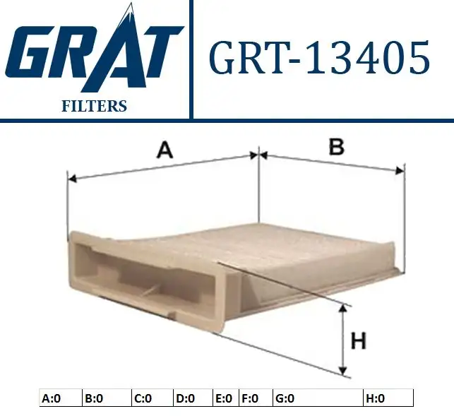 GRAT 13405 Polen Filtresi 6447TT