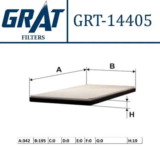 GRAT 14405 Polen Filtresi 1808604