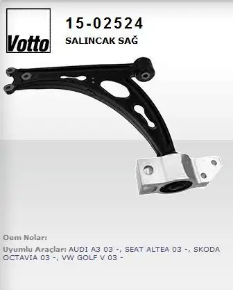 VOTTO 15-02524 Alt Salıncak (Sol) 1K0407151AC