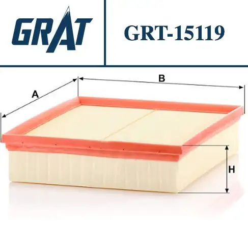 GRAT 15119 Hava Filtresi 6C0129620