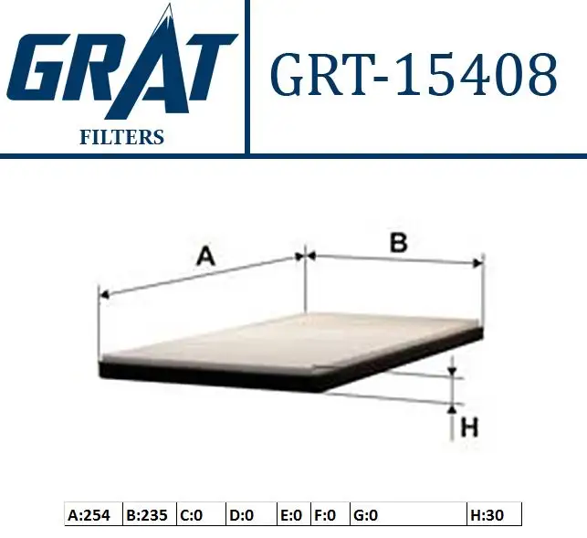 GRAT 15408 Polen Filtresi 5Q0819644A