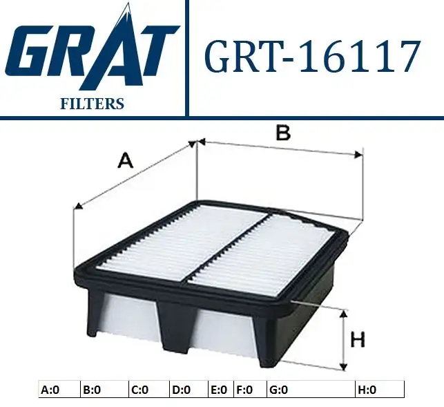 GRAT 16117 Hava Filtresi 281132S000