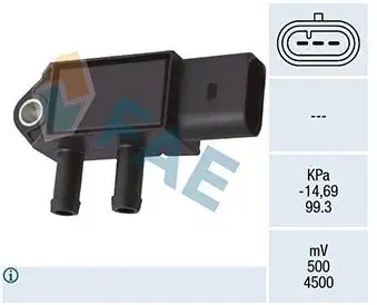 FAE 16143 Egzoz Basınç Sensörü 04L906051