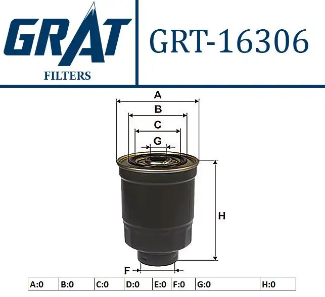 GRAT 16307 Yakıt Filtresi MB220900