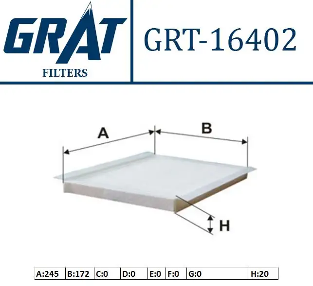 GRAT 16402 Polen Filtresi 971332L000