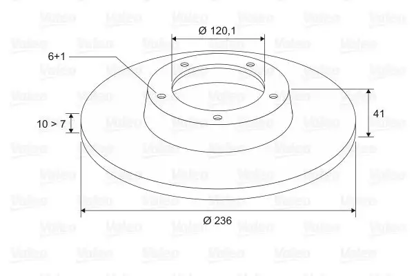 VALEO 186186 Ön Fren Diski 90008003