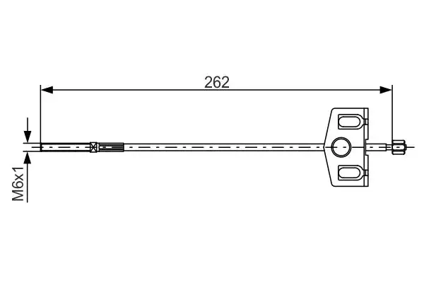 BOSCH 1987482337 El Fren Halatı (Arka) 36402JD00A