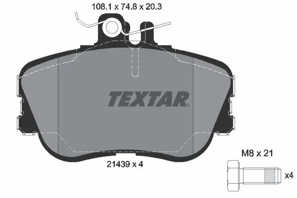 TEXTAR 2143905 Ön Fren Balatası