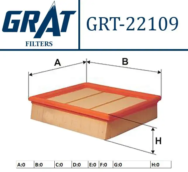 GRAT 22109 Hava Filtresi A2660940004