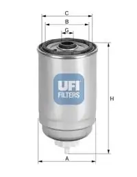 UFI 24.408.00 Yakıt Filtresi