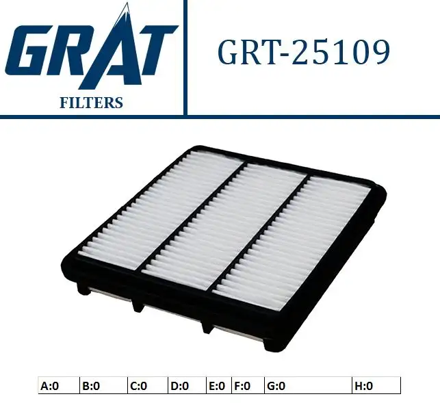 GRAT 25109 Hava Filtresi 96328718