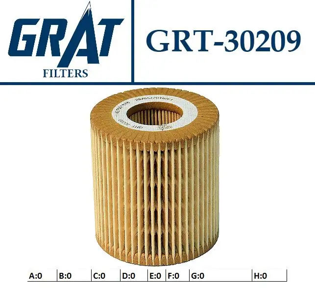 GRAT 30209 Yağ Filtresi 11427508969