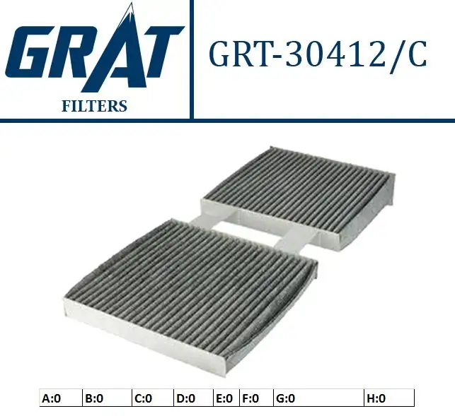 GRAT 30412C Polen Filtresi (Karbonlu) 237157