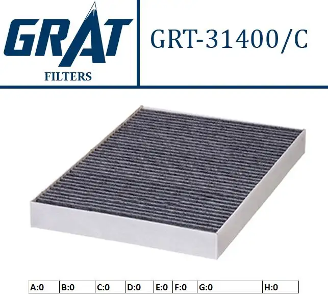 GRAT 31400C Polen Filtresi (Karbonlu) 4596501