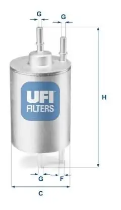 UFI 31.958.00 Yakıt Filtresi