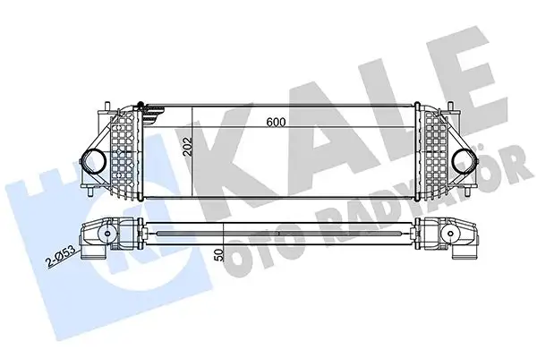 KALE 342365 Turbo Radyatörü 1362067J01