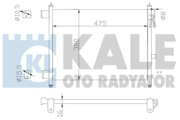 KALE 342435 Klima Radyatörü 921101HC0A