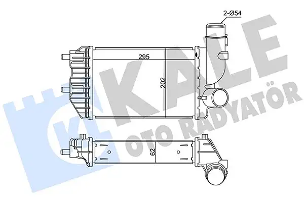 KALE 343500 Turbo Radyatörü