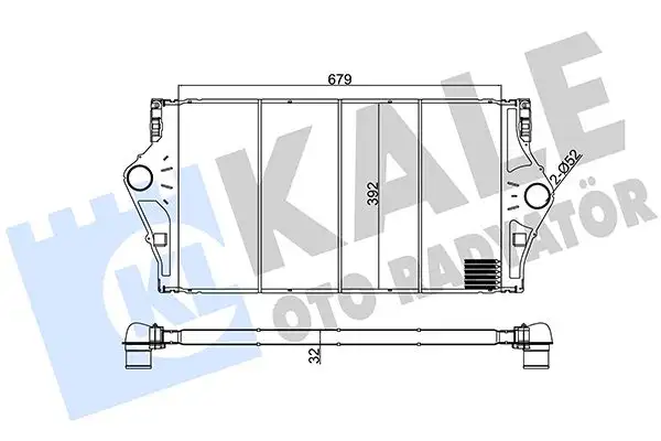 KALE 345075 Turbo Radyatörü 8200075810