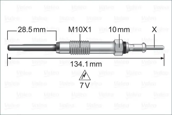 VALEO 345250 Kızdırma Bujisi