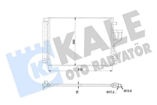KALE 345420 Klima Radyatörü 976062S001