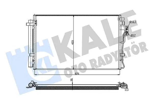 KALE 345465 Klima Radyatörü 976062P500