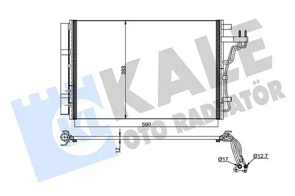 KALE 345470 Klima Radyatörü 97606B2000