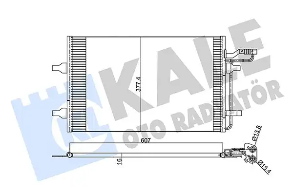 KALE 345590 Klima Radyatörü