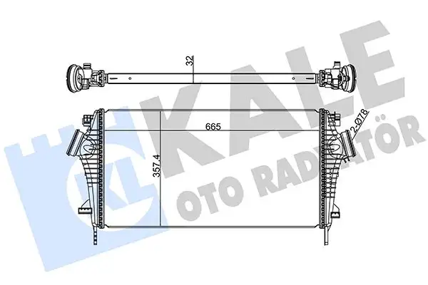KALE 345700 Turbo Radyatörü 13241751