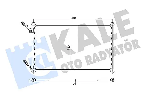 KALE 345705 Klima Radyatörü