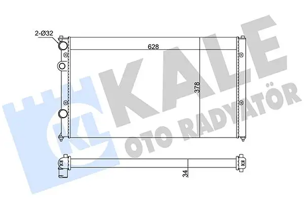 KALE 346050 Radyatör