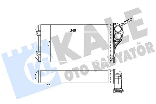 KALE 346310 Kalorifer Radyatörü 6448K0